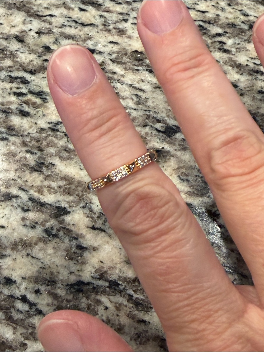 Pretty Bird USA Rose Gold Ring Gold-Plated Brass Jewelry